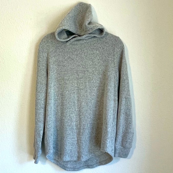 LOFT Sweaters - LOFT sweater hoodie medium pullover gray